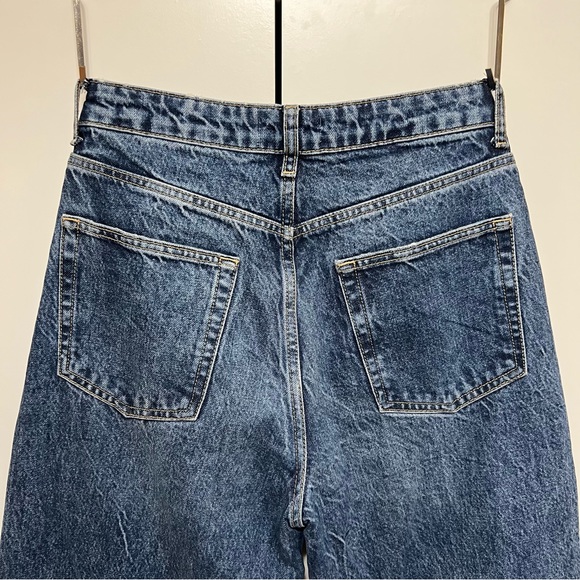 ZARA wide leg flare jeans high waisted - Picture 4 of 9